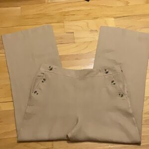 Talbots Linen Wide Leg Pants . Size 16